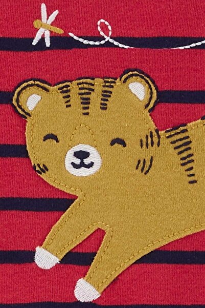 Carter's Carters Erkek Bebek Kedi Desenli Uzun Kollu Tulum