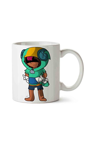 ART HEDİYE كوب Brawl Stars Leon مطبوع على الجانبين.jpg