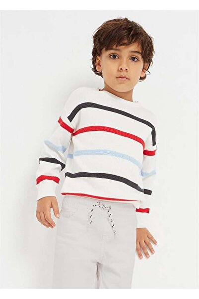 MAYORAL ملابس تريكو مخططة للأولاد بأكمام طويلة