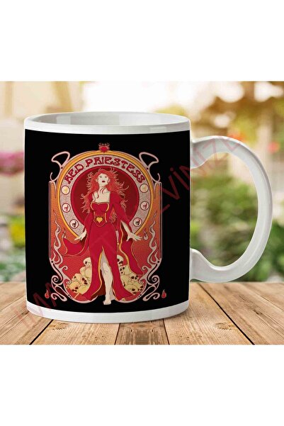 ART HEDİYE 1-1555 كوب ميليساندر ريد برينسيس GTjpeg مطبوع على الجانبين