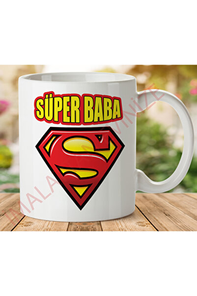ART HEDİYE 1-083 كوب سوبر بابا مطبوع على الجانبين