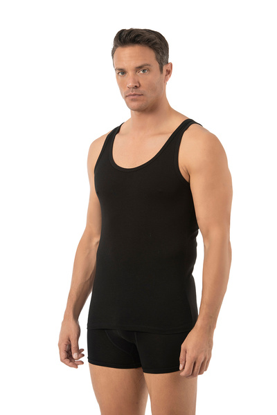 ÖZKAN underwear Özkan 10852 Men's Premium Fabric Cotton Modal Flexible Comfortable Thick Strap Undershirt