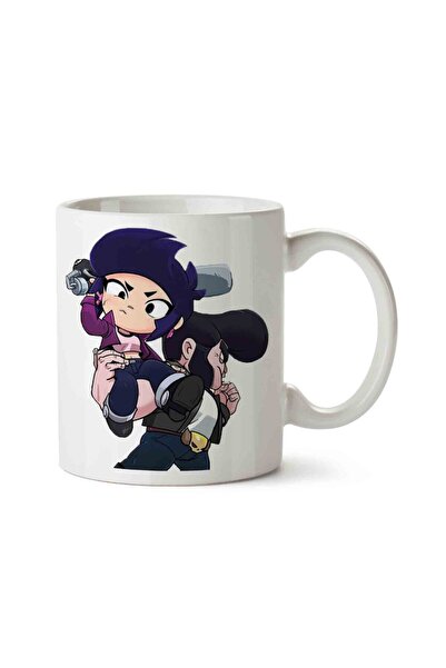 ART HEDİYE كوب Brawl Stars Bibi and Bull مطبوع على الجانبين.jpg