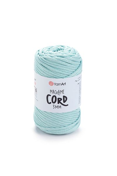Yarnart Κορδόνι Macrame 3 Mm - Μακραμέ Χειροποίητο Νήμα Πλεκτομηχανής Ανοιχτό Μπλε-775