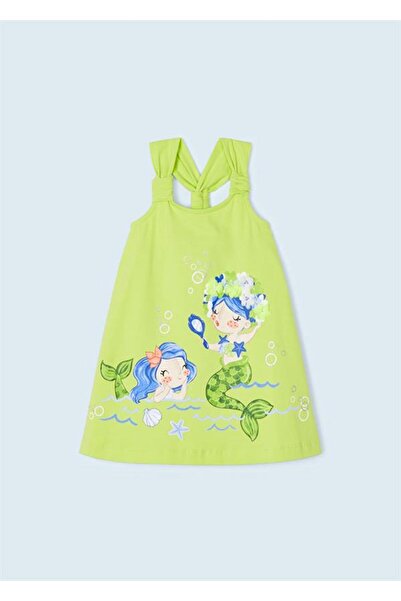 MAYORAL Kız Çocuk Aplikeli Elbise