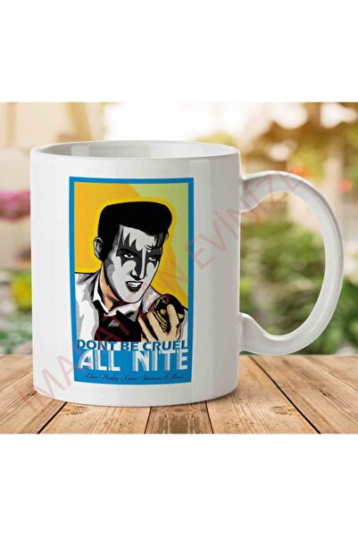 ART HEDİYE 1-1374 كوب إلفيس سيمونز جين بريسلي روك آند رول كيس