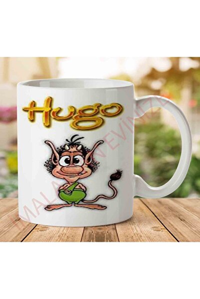 ART HEDİYE كوب مطبوع عليه نص هوغو على الجانبين