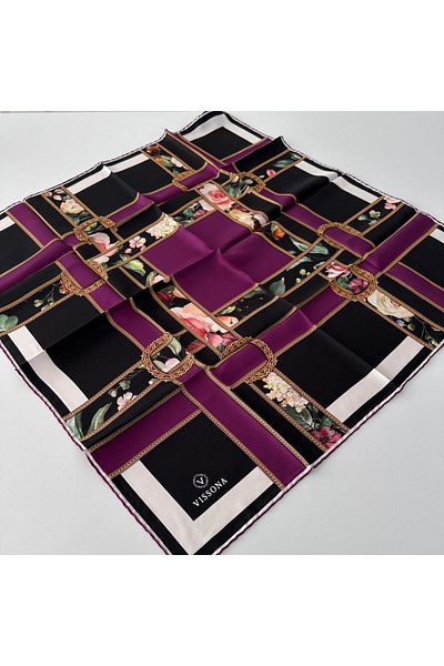 Vissona IPK5408 Μοντέλο Twill Μεταξωτό Κασκόλ