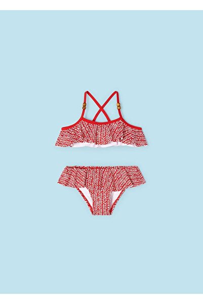 MAYORAL Kız Çocuk Fırfırlı Bikini Takım