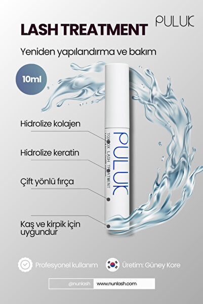 PULUK TOXTOX LASH TREATMENT Kaş ve Kirpik Bakım Serumu 10ml