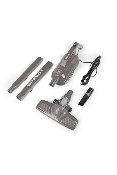 Fantom Speedy Pro Du 2100 Dikey Elektrikli Süpürge Torbasız Kullanım 360 Dönebilen Başlık 500W Antrasit