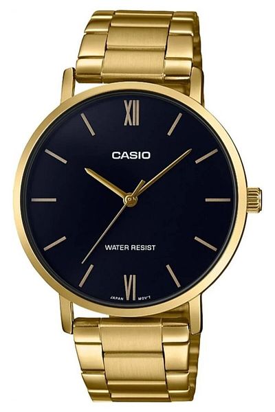Casio Gold Black Color Men's Wristwatch