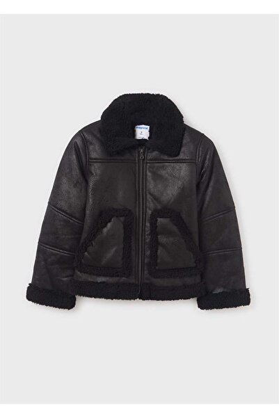 MAYORAL Kız Kürklü Süet Mont