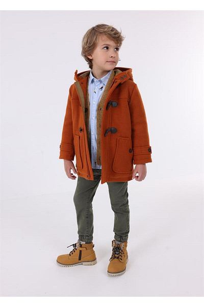 MAYORAL Boy's Shepherd Buttoned Coat