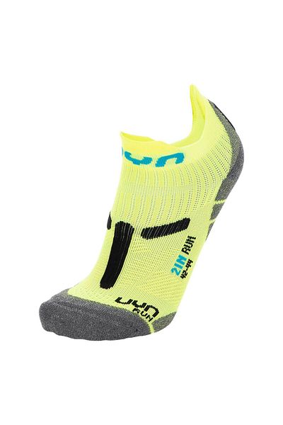 UYN Herren Running Sneaker Socken - 2IN Socks, Socken, Polyamide, Logo