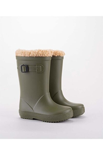 IGOR Kışlık Çocuk Splash Eurı Borreguıto Kaki Yağmur Çizmesi