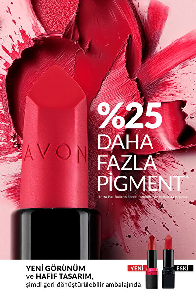 AVON Ultra Mat Ruj - Red Supreme