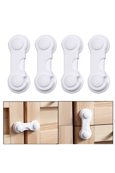 Microcase Plastik Kendinden Yapışkanlı Bebek Eşya Pencere Dolap Kapı Çekmece ...