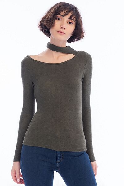 Cotton Mood 8432784 Yumoş Single Off-the-Shoulder Fishing Blouse