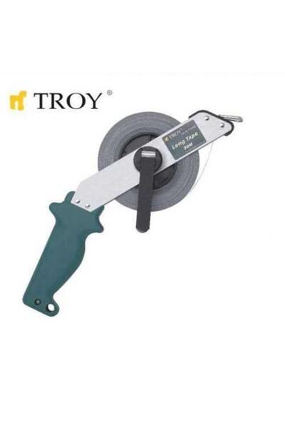 TROY 23155 Iskandil Çelik Metre (50M, 13×0.18MM) Ergonomik
