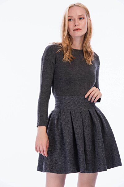 Cotton Mood 8387101 Acrylic Long Sleeve Blouse Fume