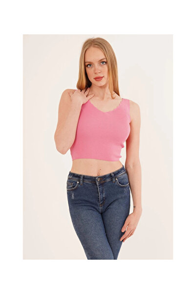 Cotton Mood 23256336 Knitwear Ladder Collar Athlete PINK