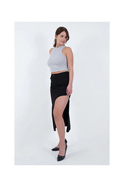 Cotton Mood 23254307 Camisole Crew Neck Piping Athlete GRAY