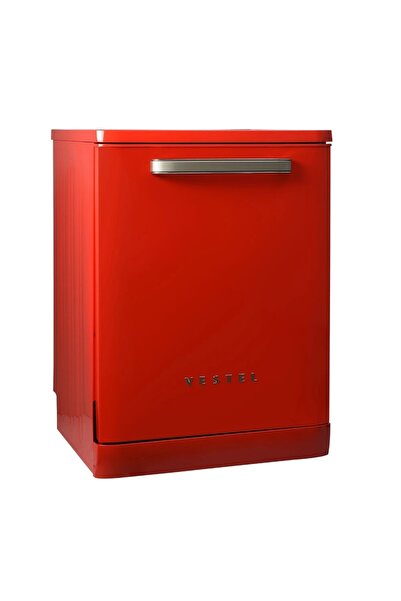 Vestel Bm 5001 Retro Kırmızı 5 Programlı Bulaşık Makinesi