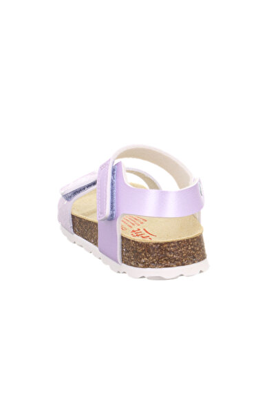 Superfit 1-000123-8510 Lila Kız Çocuk Düz Sandalet