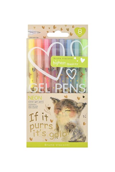 Bruno Visconti Jel Kalem Seti 0.5 8 Renk