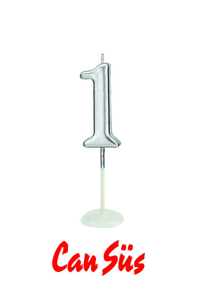 Cansüs Parlak Rakam Doğum Günü Pastası Mumu