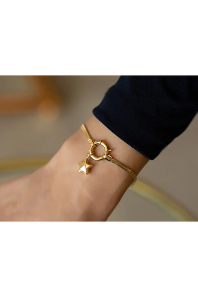 Safir Kuyumculuk Lovely Italyan Yıldızlı Bileklik