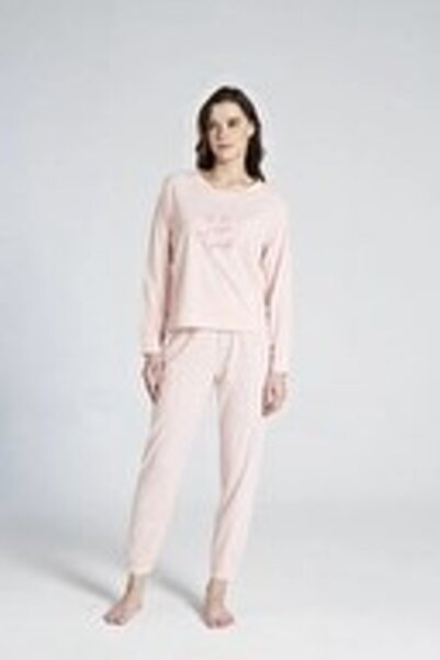 Pijadore 1712 Set de pijamale roz pentru femei