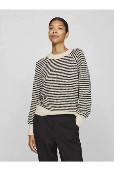 VILA Strickpullover Gestreifter