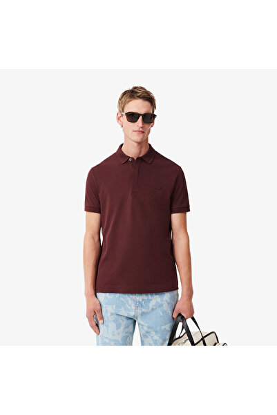 Lacoste Erkek Regular Fit Bordo Paris Polo