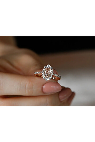 Safir Kuyumculuk Tasarım Pırlanta Morganite Yüzük