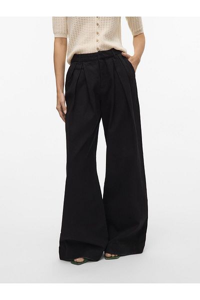 Vero Moda Weit geschnitten VMPENNIE Hohe Taille Weiter Beinschnitt Jeans