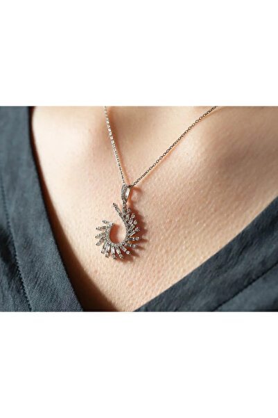 Safir Kuyumculuk 14 Ayar Altın Kadın Pırlanta Kolye - Sertifikalı 0.73ct F-sı...