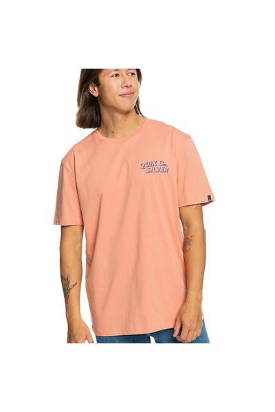 Quiksilver Ανδρικό μπλουζάκι Shadow Knock Brown Casual