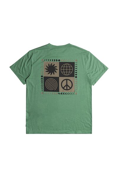 Quiksilver Peace Phase Ανδρικό πολύχρωμο μπλουζάκι Ανδρικό μπλουζάκι Eqyzt07586