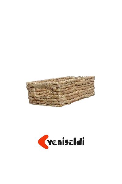 Yenigeldi 1 брой естествена плетена кошница (дължина 31 см ширина 20 см височина 11 см) New240038k