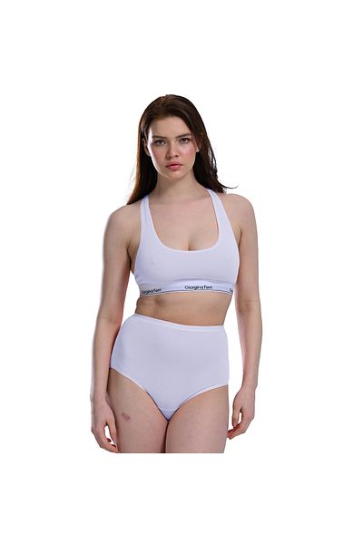 GIORGINA FERRI Lycra Box 5 Premium εσώρουχα ψηλόμεση κατάλληλα για καθημερινή χρήση Berry G-007 F