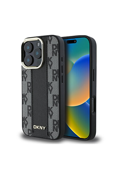 Dkny iPhone 16 Pro Max Kılıf DKNY Lisanslı Magsafe Özellikli 3D Yazılı Model ...