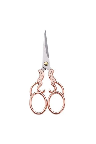 OZN AKSESUAR Rose Gold Colored Promise Engagement - Sewing Embroidery Scissors