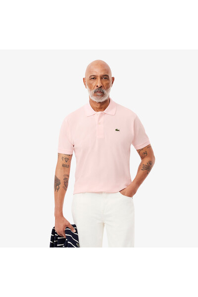 Lacoste L.12.12 Erkek Classic Fit Açık Pembe Polo