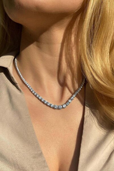 Spossy Silver Jewelry 925 Ayar Gümüş, Silver, +A Kalite Zirkon Taşlı Küçükten...