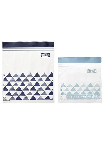 IKEA 30 Pieces 1 L 30 Pieces 0.4 L 60 Pieces Lockable Refrigerator Bags