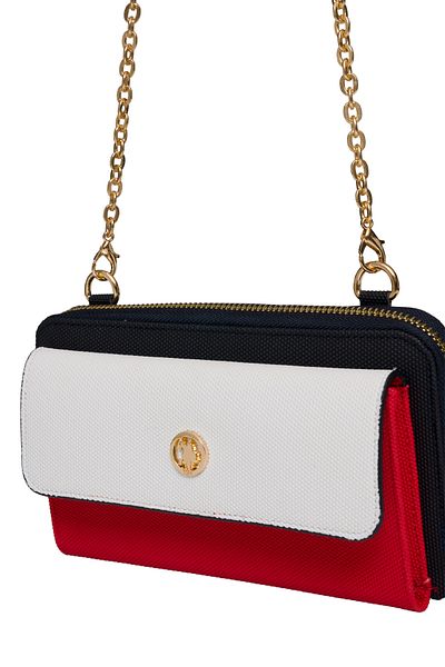 U.S. Polo Assn. Geantă de damă albastru-marin-roșu-alb Us25255