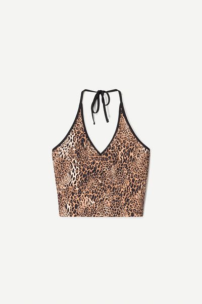 Bershka Animal print tankini