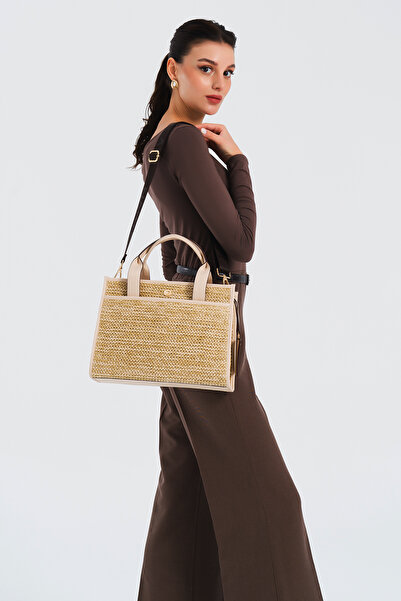 Nautica Beige-Beige Women's Shoulder Bag Cn7266T